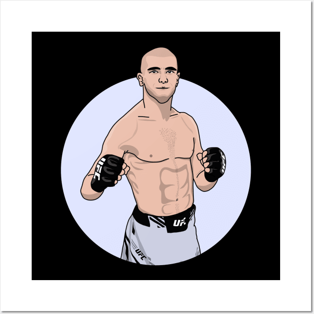 muhammad mokaev MMA fighter Wall Art by rsclvisual